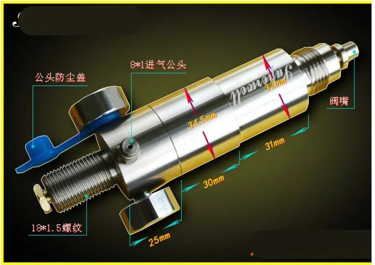 Клапан цилиндра pcp высокое давление и клапан высокого давления взрывозащищенный