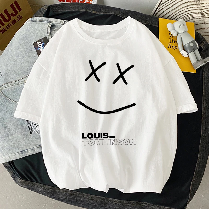 

Women's T Shirts Louis Tomlinson Merch Graphic Tee Shirt Harajuku Oversized T Shirt Women Summer Short Sleeve Streetwear Tops