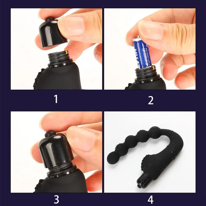 Вибратор-Пуля для массажа простаты Анальная пробка массажер интимные игрушки