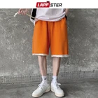 Шорты LAPPSTER мужские в стиле пэчворк, хлопок, спортивные джоггеры, винтажные, стиль Харадзюку, лето 2022