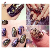 3d punk style irregular decoration nail art metal rivet studs machinery mixed gold moon jewelry diy manicure charms accessories