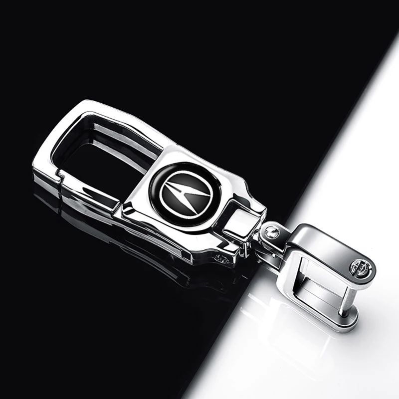 

Car Key Ring Logo Keychain Decoration For Acura RDX CDX TLX-L NSX TLX MDX ILX ZDX RLX TSX Alloy Key Buckle Gift Car Accessorie