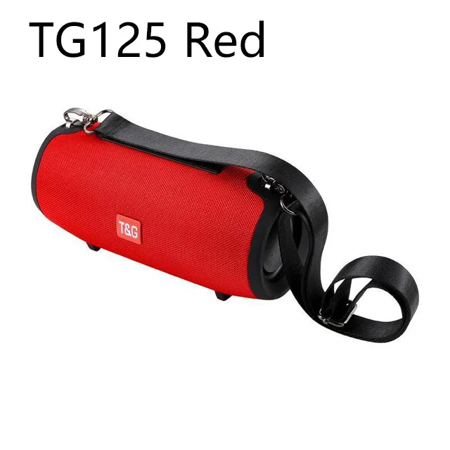 tg125red 40 Вт Bluetooth Колонка Портативная колонка динамик музыкальный плеер s Колонка Бумбокс с fm-радио Aux TF сабвуфер pk TG125 - Цвет: tg125red