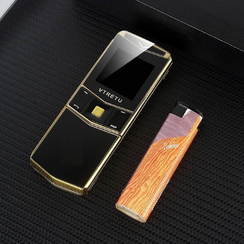 Роскошный Металлический фирменный телефон 2G GSM Специальный стиль деловой