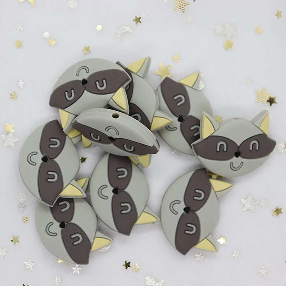 5 шт. силиконовые бусины для прорезывания зубов 2 7 см|Детские прорезыватели| |