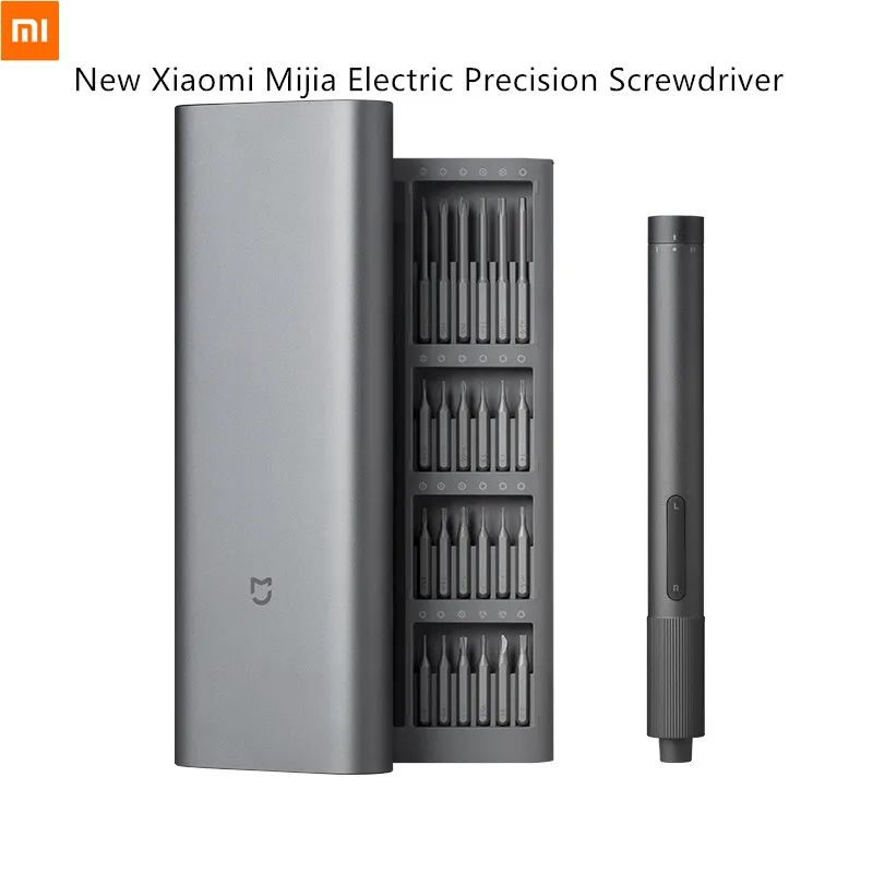 Набор электрических прецизионных отверток Xiaomi Mijia 2 Gear Torque 24 шт. биты S2 ремонтный