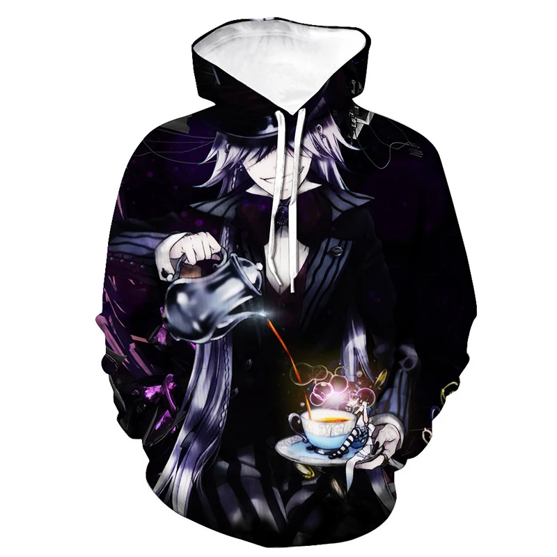 

Black Butler 3D Print Hooded Sweatshirt Fashion Anime Cosplay Hoodies Men Women Sport Casual Hoodie Hip Hop Pullover Tops Unisex