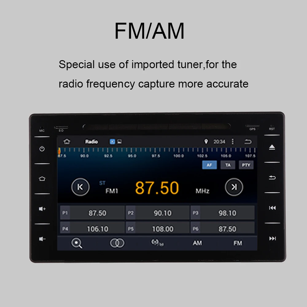 Car GPS Navigation Android 10.0 For TOYOTA Hilux 2016-2022 Auto Radio Stereo CD DVD Player with Bluetooth WiFi Mirror Link | Автомобили и