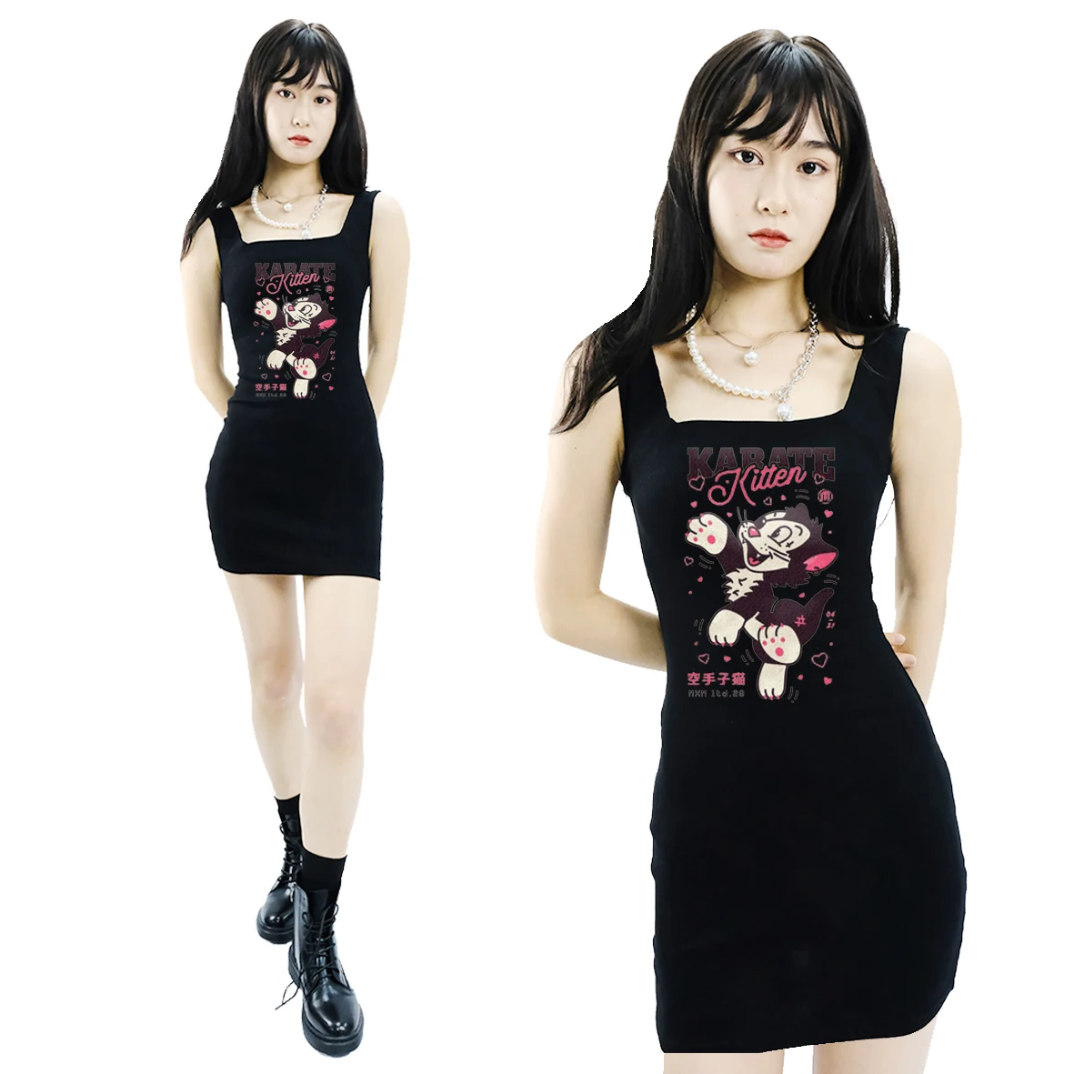 

Y2k 90s Anime Summer Women's Dress 2021 Bodycon Dress Women Y2K Summer Hollow Out Sexy Sleeveless Spaghetti Strap Beach Sundress