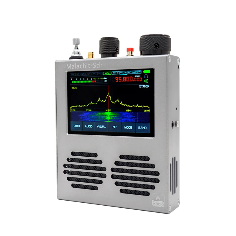 Приемник Malahit DSP SDR AM/SSB/NFM/WFM + динамик аккумулятор 5000 мАч и металлический чехол 50