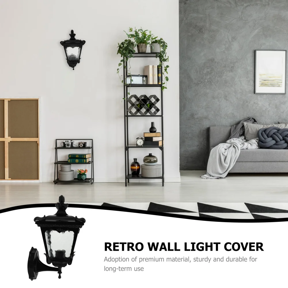 

1pc Wall-mounted Light Lampshade Outdoor Lamp Shade Decorative Lamp Shell