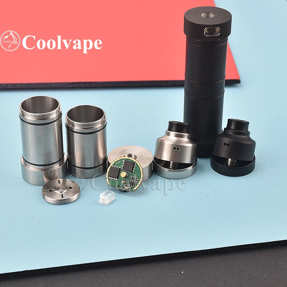 Мод atto с aston 22 rda механический мод аккумулятор 18650/18350 316ss мм комплект модов для