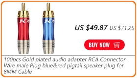 1 пара Позолоченный разъем RCA Разъем Панель Крепление Шасси аудио разъем переборка с гайкой припоя чашки 2 шт