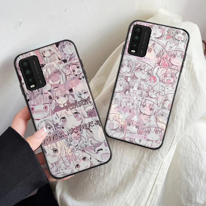 

Cartoon Japan Anime Pink Girl Phone Case For Xiaomi Redmi 9 9i 9AT 9T 9A 9C Note 9 9 Pro 9T 9S TPU Back Cover Funda Capa