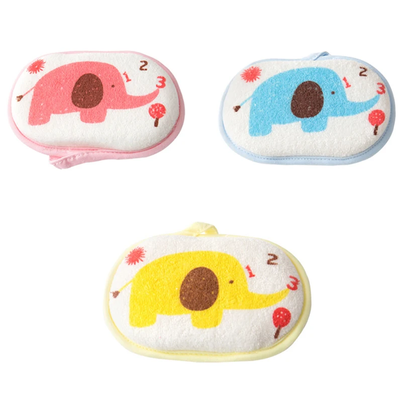 Bath Brushes Shower Products Comfortable Soft Towel Accessories Infant Children Rub baby Rubbing Body Wash Sponge Cotton