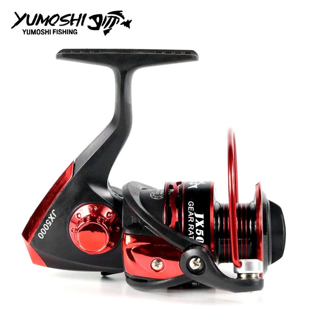 Спиннинговая Рыболовная катушка металлическая 12 шарикоподшипник JX1000-7000 серия 5 5: