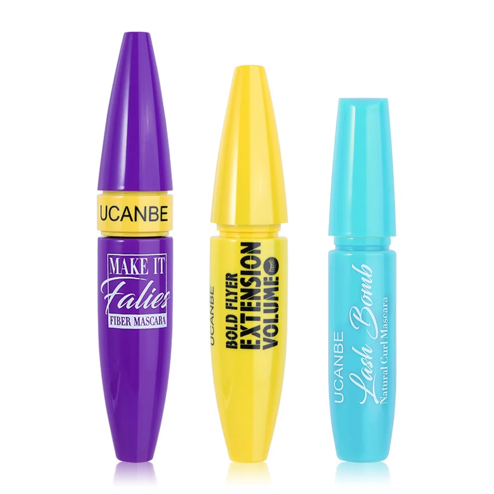 

Mascara Combination Set 4D Mascara Extension Thick Curling Makeup Eyelash Set for Women Girls HJL2019