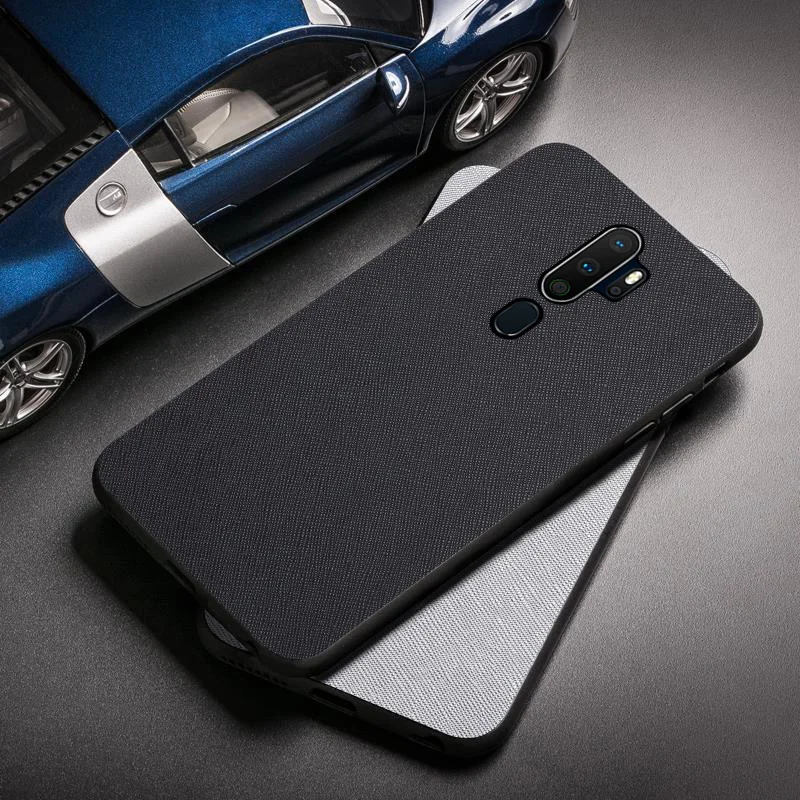 

Fabric Texture Case For OPPO A9 2020 Cases Silicon Bumper OPPO A5 2020 F11 K1 R17 R11 Plus F7 F9 R15 A7 A3 R1S Cover