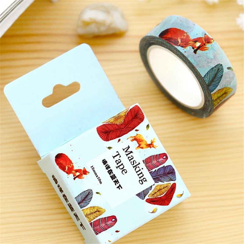 1 шт. размер 15 мм * 10 м Сделай Сам бродить в голубом небе васи ленты/маскирующая