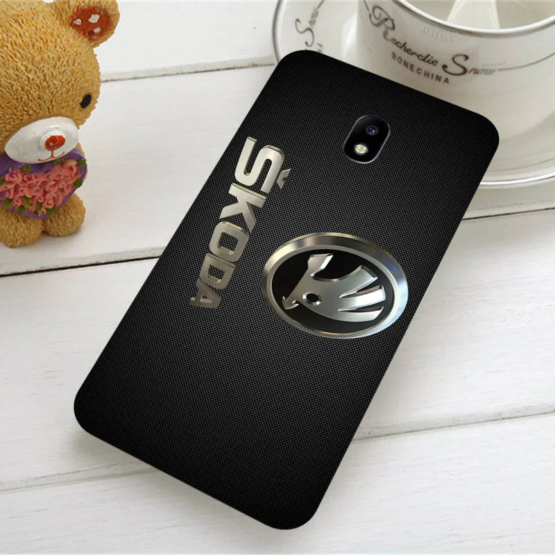 Fashion Hot Skoda Car Logo Soft Phone Cases For Samsung Galaxy S7 S8 S9 S10 Plus A5 A10 A40 J3 J5 J6 J7 2016 2017 2018 | Мобильные