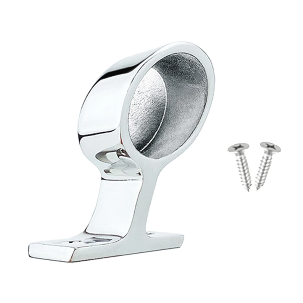 1 дюймовый кронштейн из нержавеющей стали для поручней лодки правый конец 60