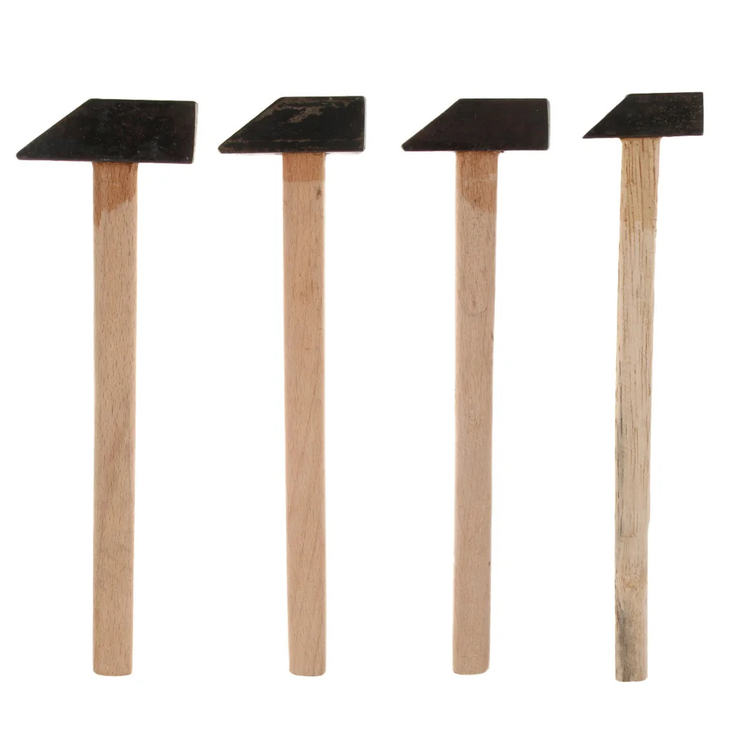 

Multifunction Iron Wooden Handles Hammer for Jewelry Making Design