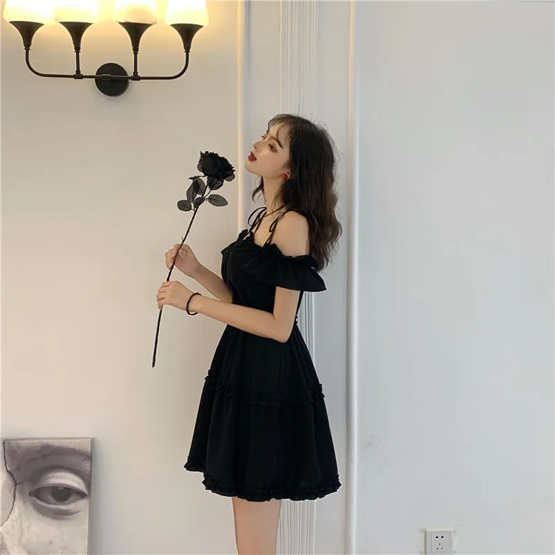 Ruibbit летнее готическое модное женское сексуальное винтажное платье без рукавов