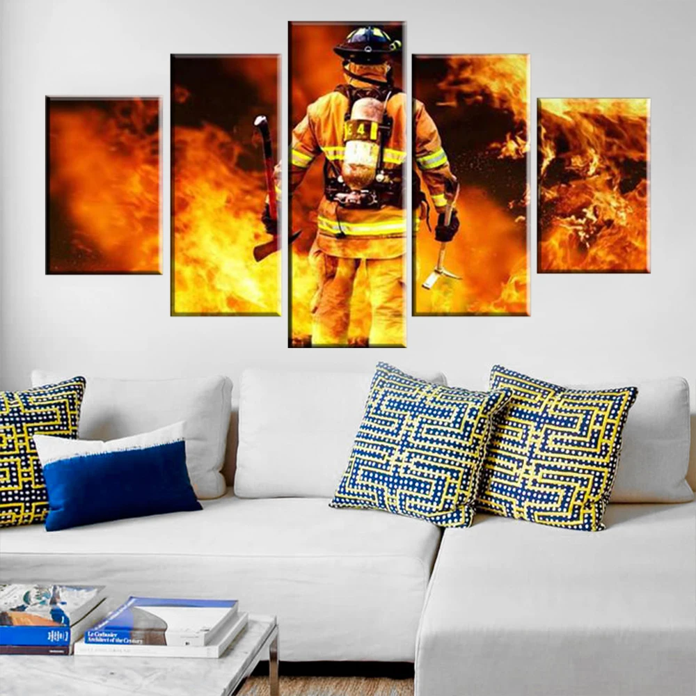 Украшение Плакаты модульная Картина на холсте искусство стены дома 5 Панель