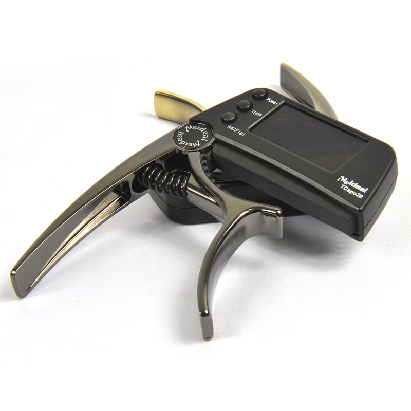 

Hot AD-Meideal TCapo20 Acoustic Guitar Capo Quick Change Key Guitar Capo Tuner for Electric Guitar Parts Chromatic Alloy-Black