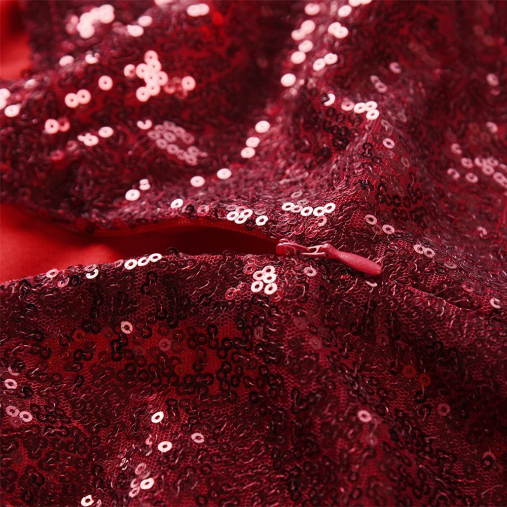 Блестящее вечернее платье русалки с открытой спиной блестками сексуальное без