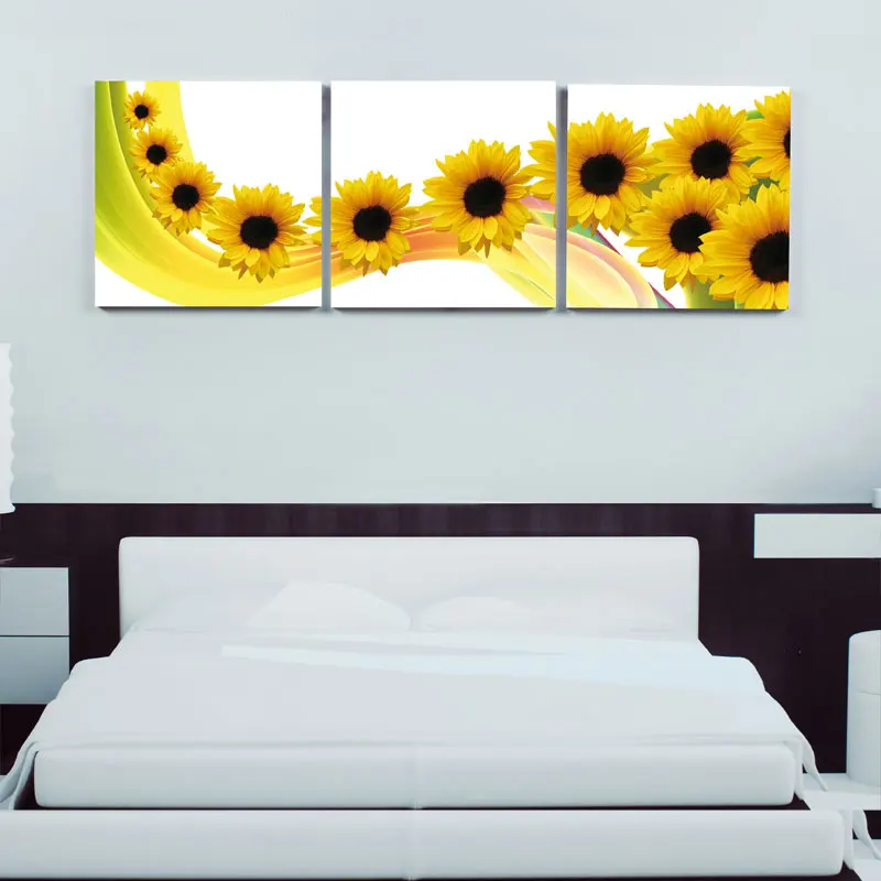 Подсолнечника Классический Современный Наклейки на стены бесплатная доставка