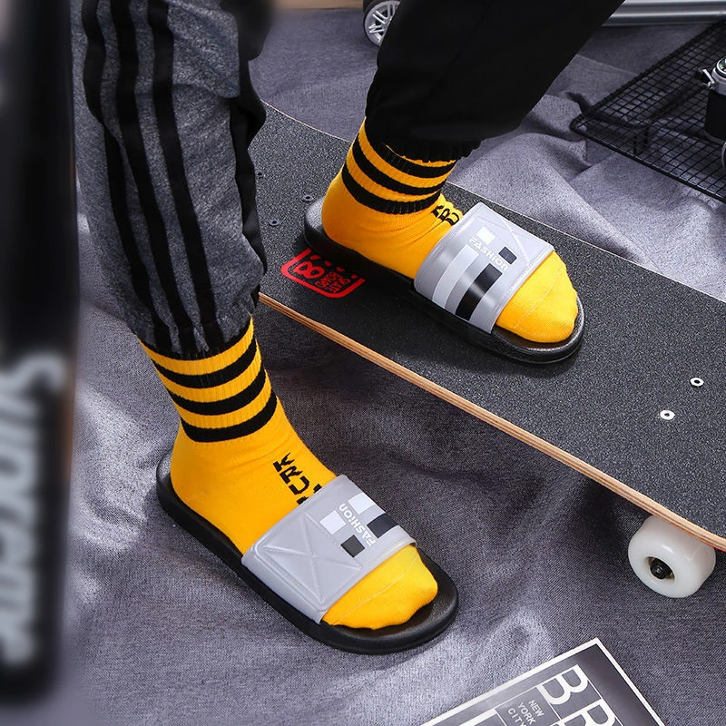 

TQL Slippers Summer Flat 2021 Summer Men Flip Flops Shoes Luxury brand Non-slip Beach Fashion Thick Sole Women Slippers