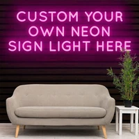 custom design name custom logo led neon sign light for room wedding party birthday bedroom name personalized decoration neon sig