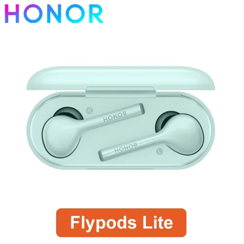 Blue Huawei Honor Flypods Lite huawei Bluetooth гарнитура AM-H1C Беспроводные Наушники Hi-Fi влагозащищенный IP54 контроль беспроводного заряда - Цвет: Blue