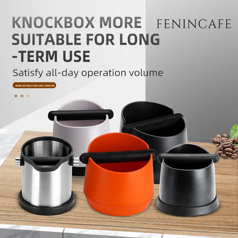 Горячая Распродажа Кофе Измельчить Knock Box и эспрессо ящика сброса черные