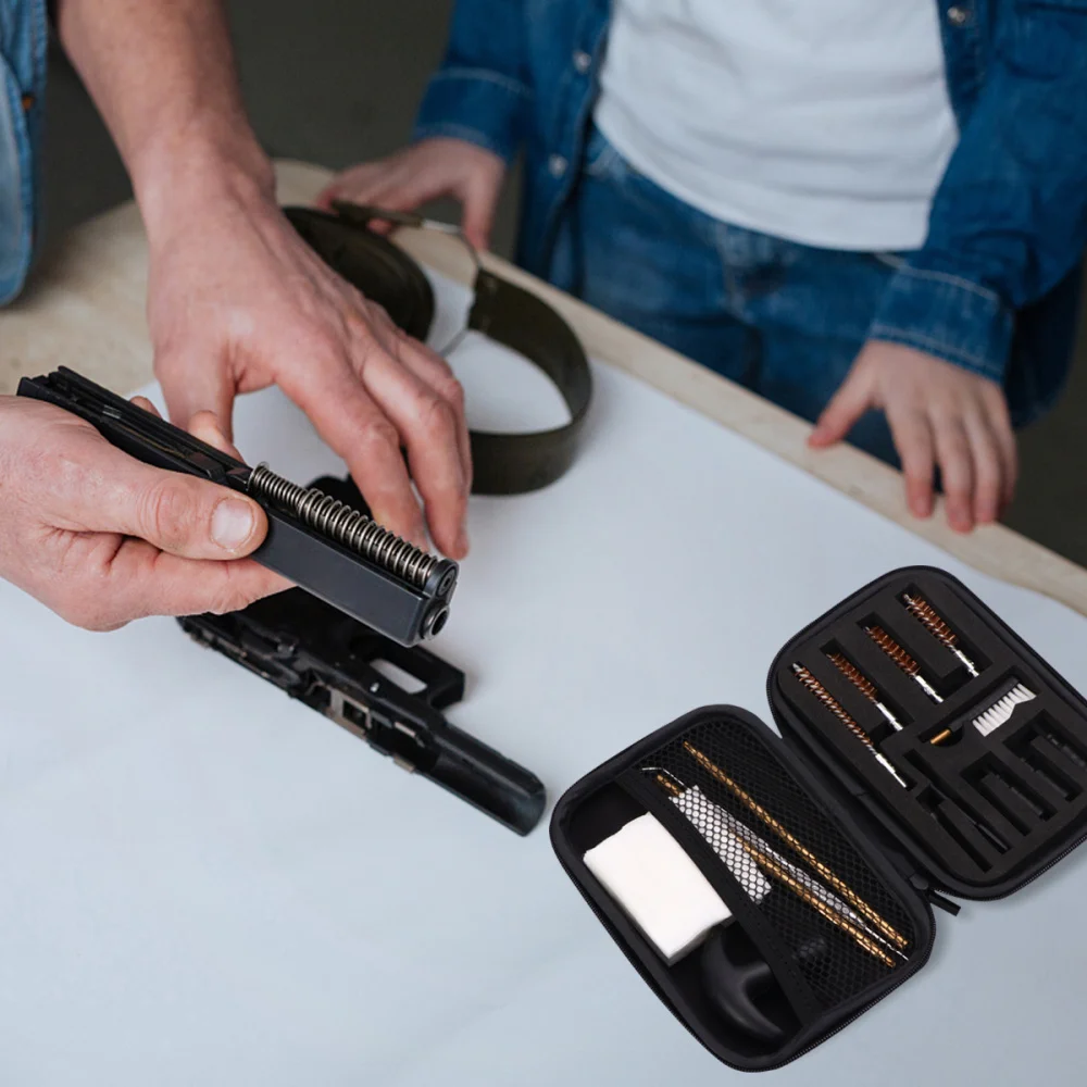 

Набор для чистки из 16 предметов со стандартными металлическими кистями