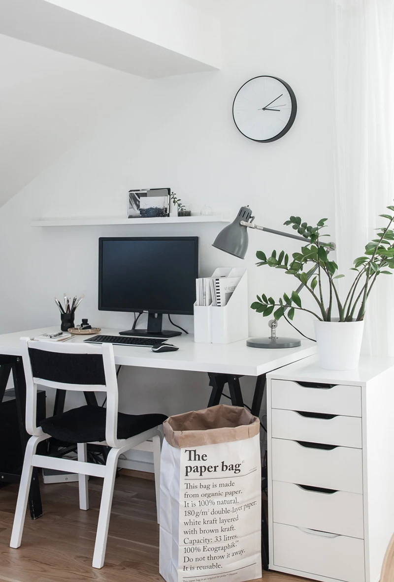 Ins весьма популярен Скандинавском стиле сумка для хранения из крафт-бумаги