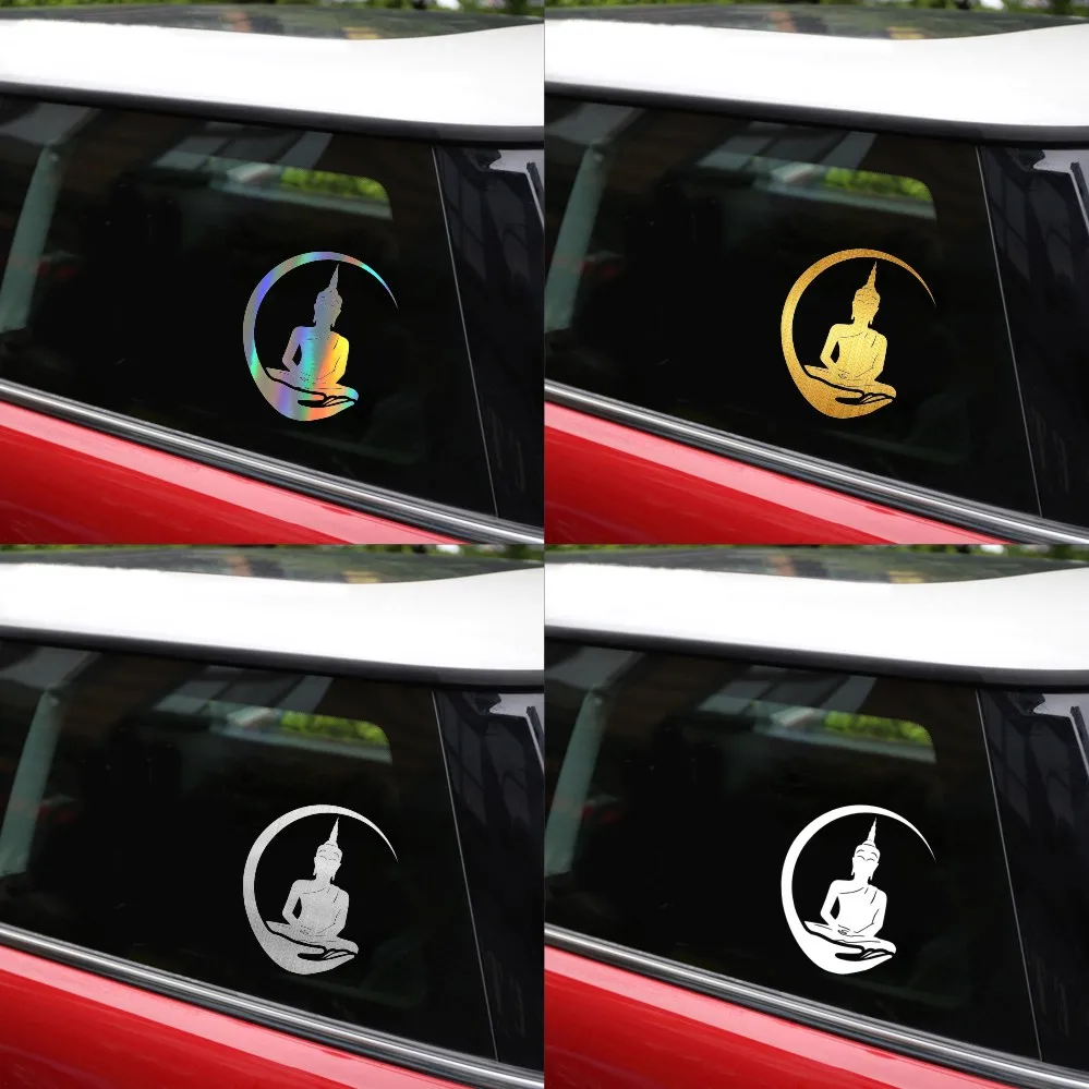 1 шт. забавные статуи Будды автомобильная наклейка стикер для автомобиля