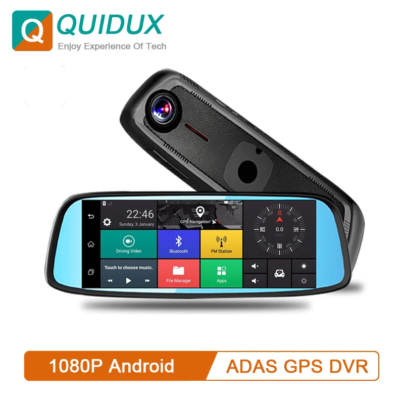 8 дюймов Автомобильное зеркало заднего вида сенсорный экран 16G/1G 1200MP 4G Android GPS