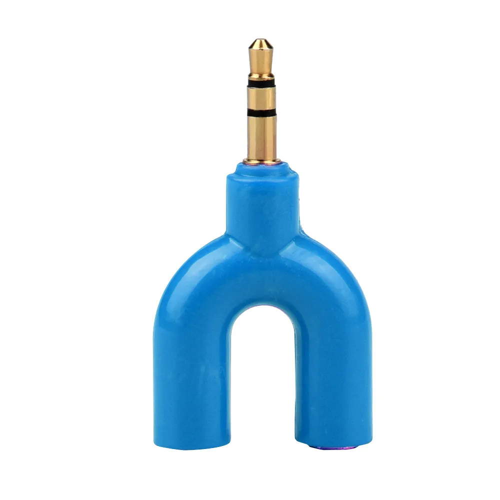 CARPRIE 3.5 mm Stereo Audio Y-Splitter 2 Female to 1 Male Cable Adapter for Mobile phone Earphone PC Laptop Computer
