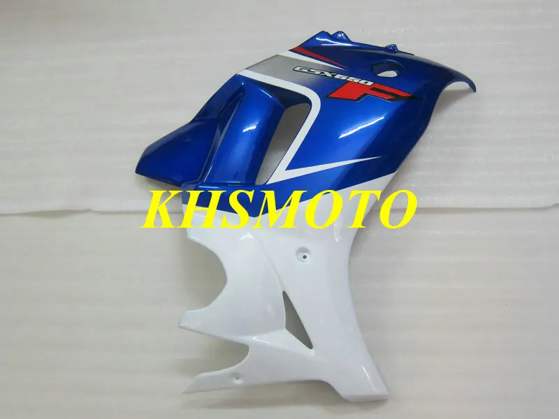 Правая сторона флейта для GSX650F 08 09 10 11 12 GSX 650F 2008 2009 2010 GSX650 F белый синий комплект