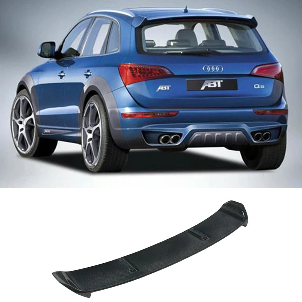 Q5 задний спойлер из углеродного волокна на крышу для Audi 2009 2013|spoiler wing|lip spoilercarbon fiber