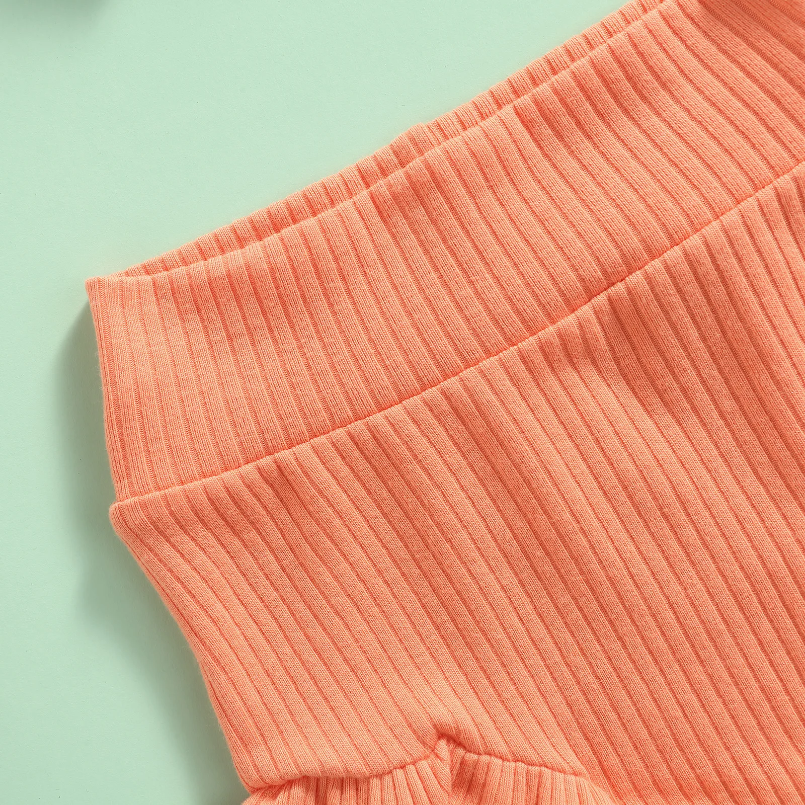 Летняя однотонная одежда для маленьких девочек Citgeett милые стильные эластичные