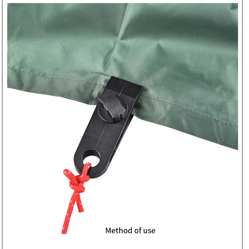 4 шт. зажимы для кемпинга брезент сверхпрочный ветрозащитный зажим тента палатки