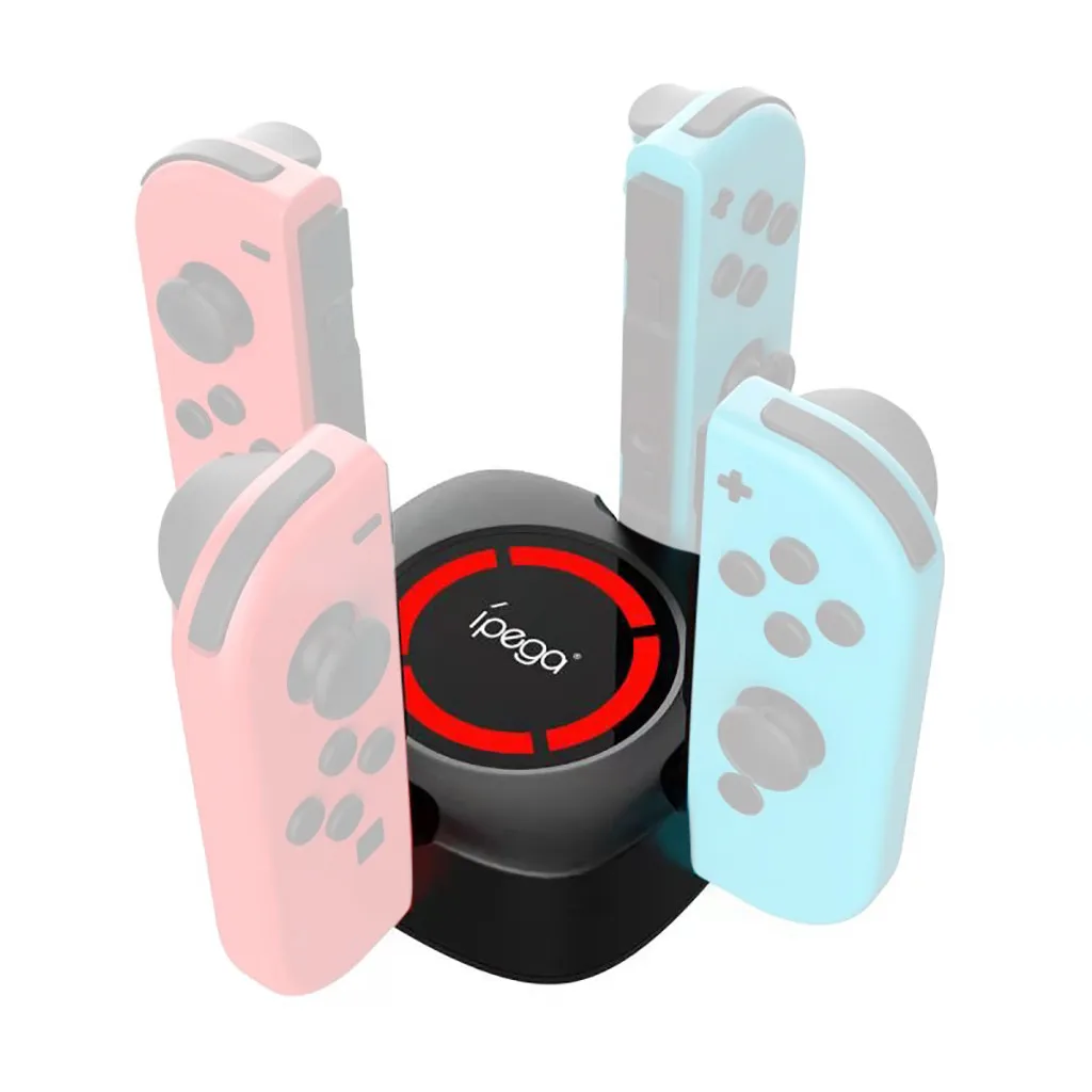 Зарядная док станция зарядная со светодиодный Ной индикацией подставка для NS Switch