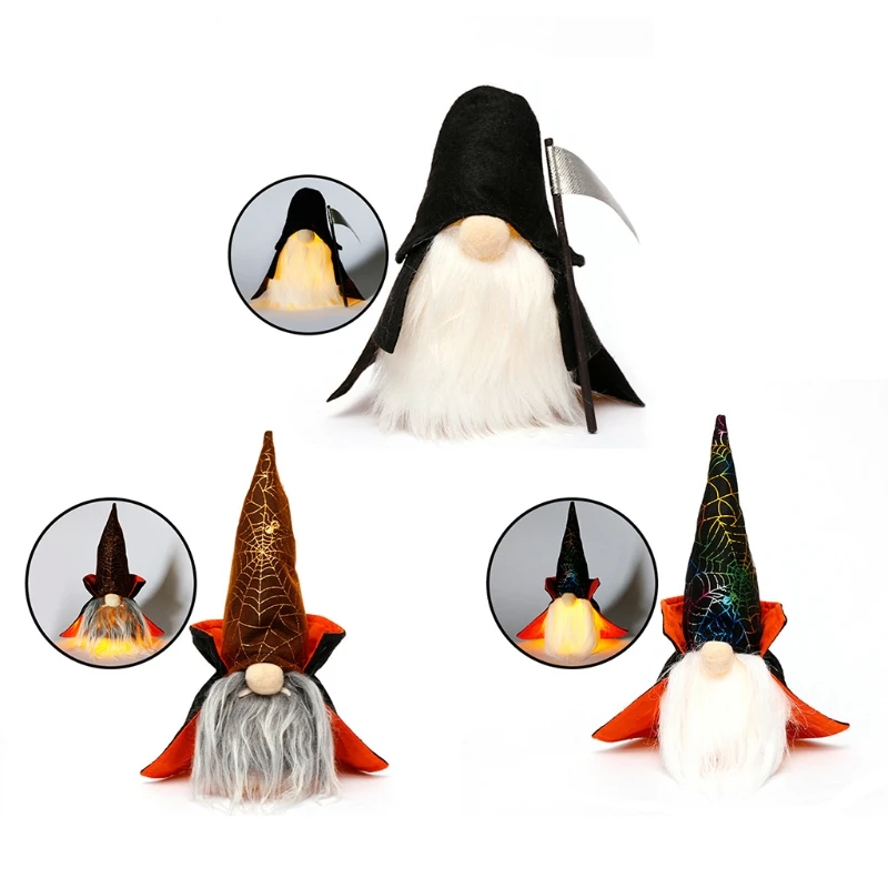 

Gnomes Statues Indoor Decor Gnome Doll with Lights Decorations Ornament Dropshipping