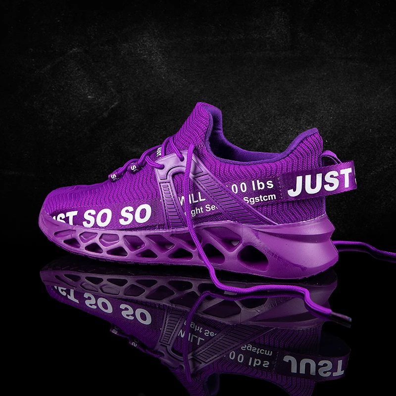 hot sale purple couple brand sneakers men women sports shoes mesh breathable platform sneakers blade shoes men casual footwear free global shipping