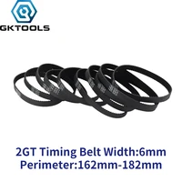 gktools c 4 3d printer gt2 6mm closed loop rubber 2gt timing belt length from 162164166168170172174176178180182mm