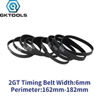C-4 для 3D-принтера GKTOOLS GT2 6 мм, резиновый ремешок с замкнутым контуром 2GT, длина ремня ГРМ от 162164166168170172174176 мм
