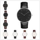 Классические кварцевые часы унисекс в Корейском стиле с ремешком, модные трендовые Подарочные часы, 2021